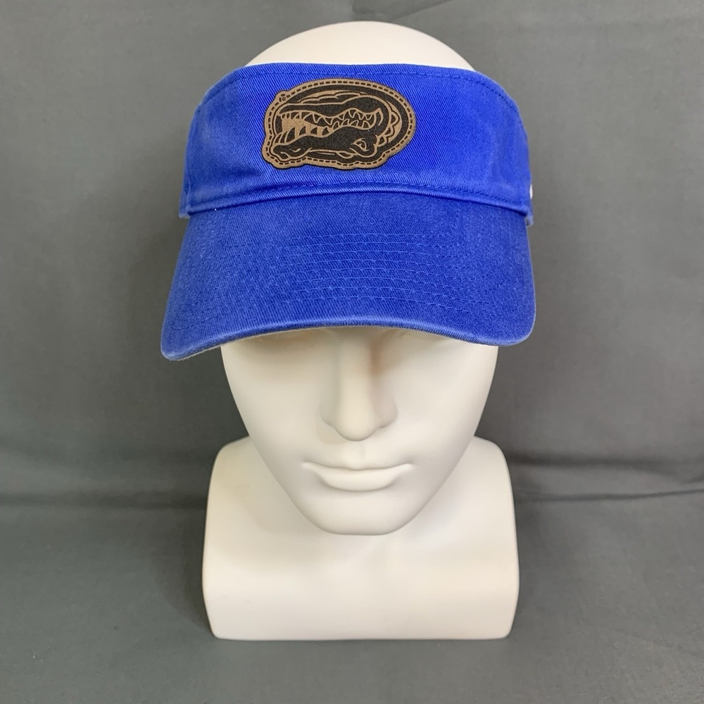 New Nike Florida Gators Visor One Size Adult Unisex Blue Upside Down Logo